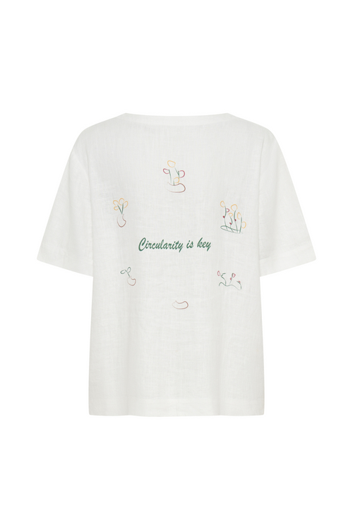 Garden Scene Tee – 100% Hemp Shirt